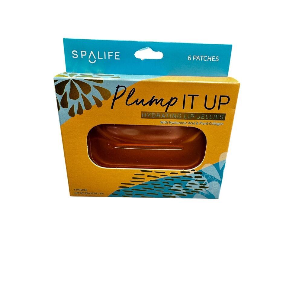 NWT SPALIFE Plump It Up Lip Jellies 6 Pack Individual Wrapped Lip Masks